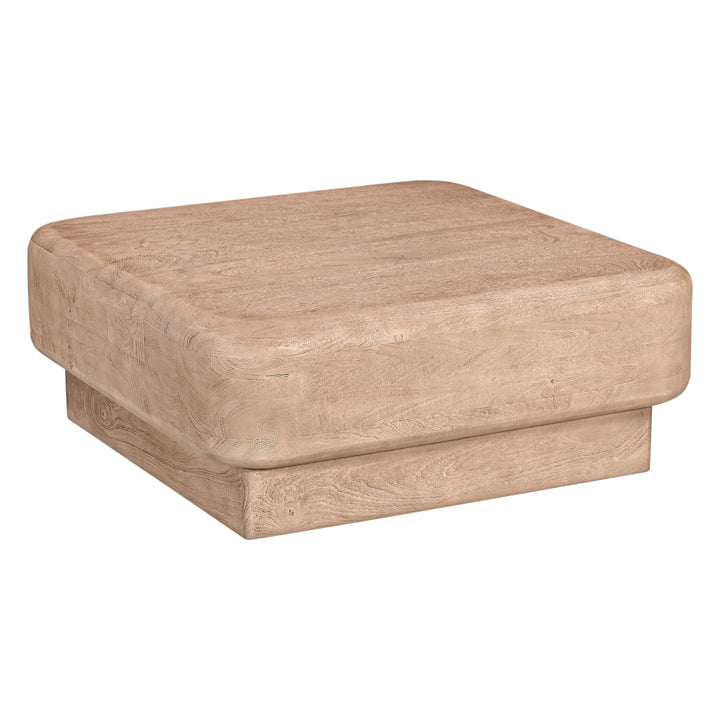 Bruno - Modern Mango Wood Square Coffee Table