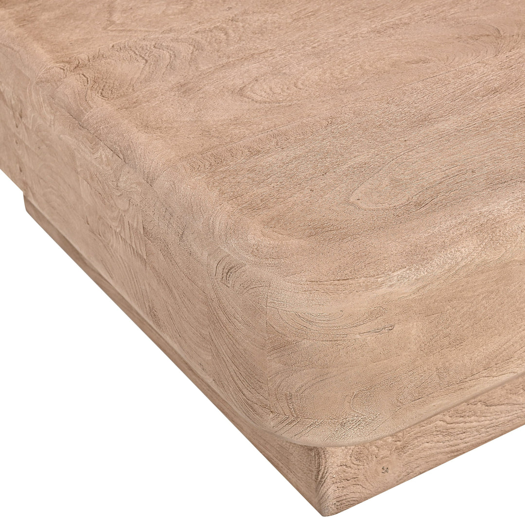 Bruno - Modern Mango Wood Square Coffee Table