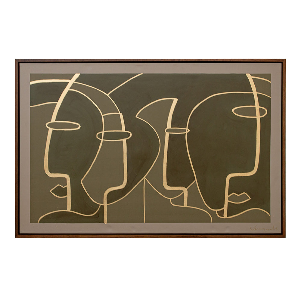Foul - Modern 71" x 47" Painting
