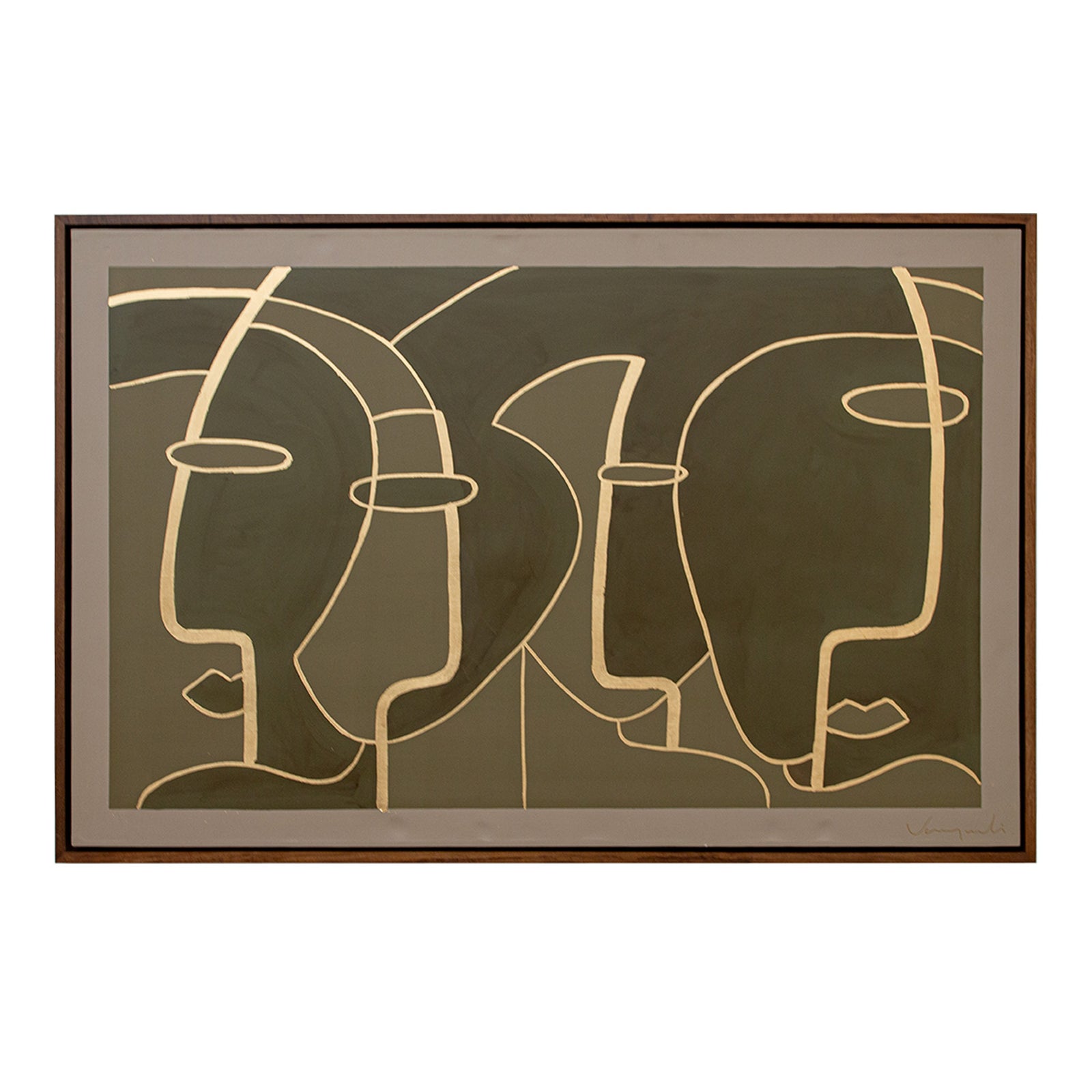 Foul - Modern 71" x 47" Painting