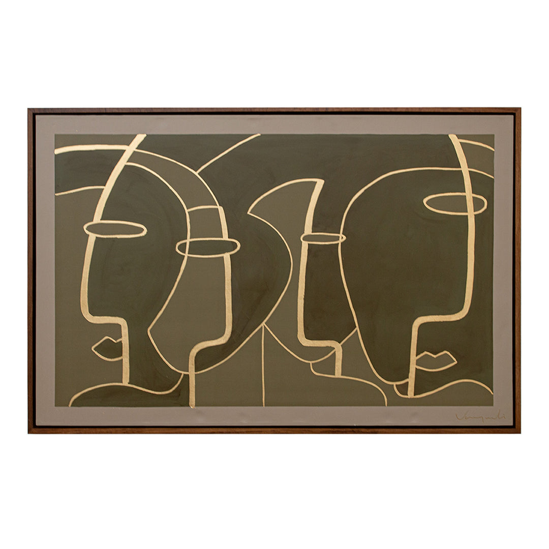 Foul  Modern 71" x 47" Painting