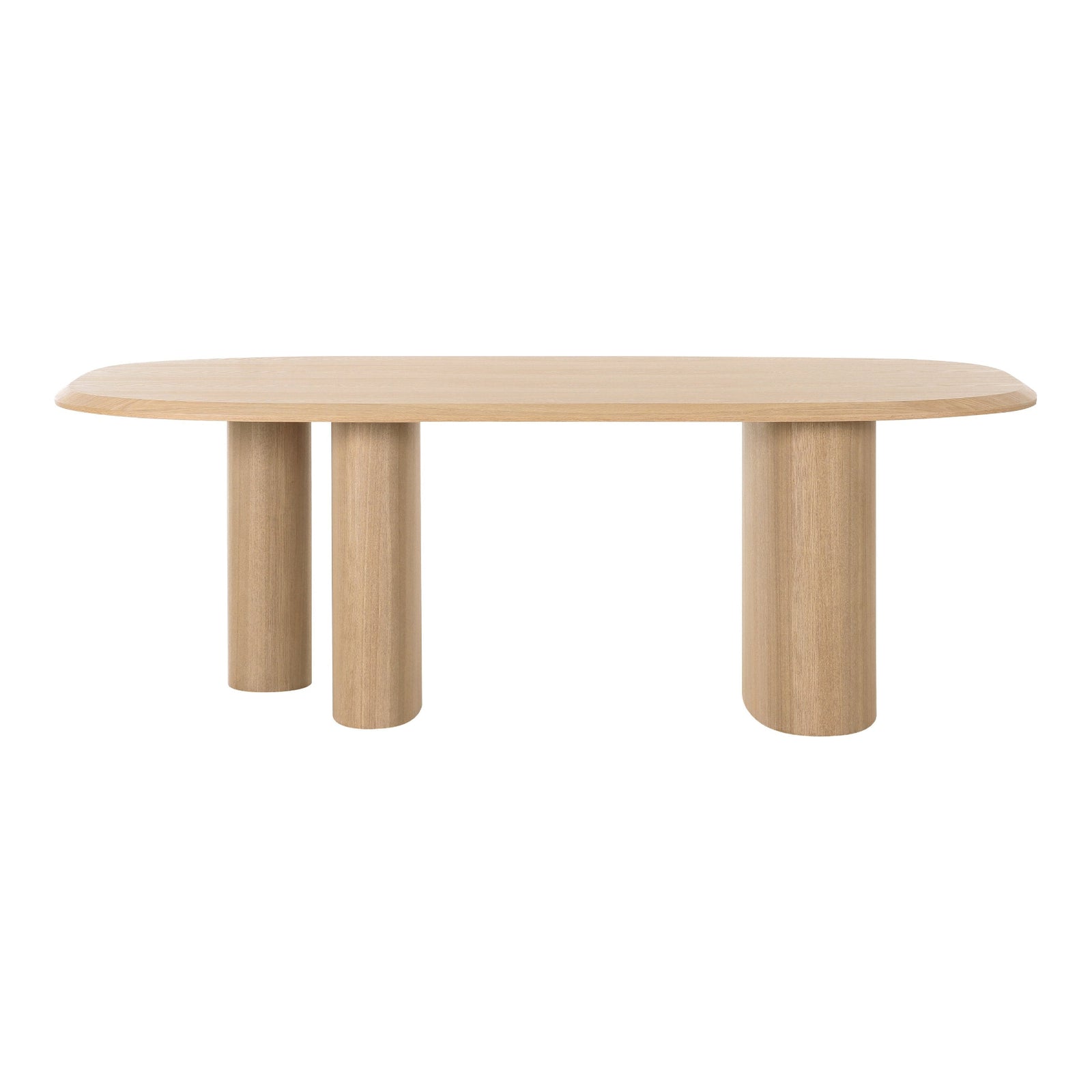 Summit - Modern 87" Natural Ash Dining Table