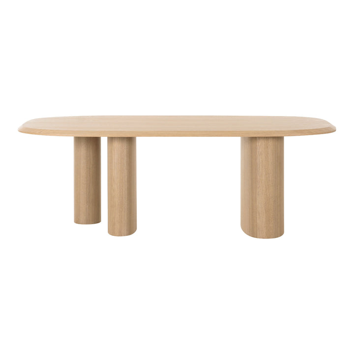 Summit - Modern 87" Natural Ash Dining Table