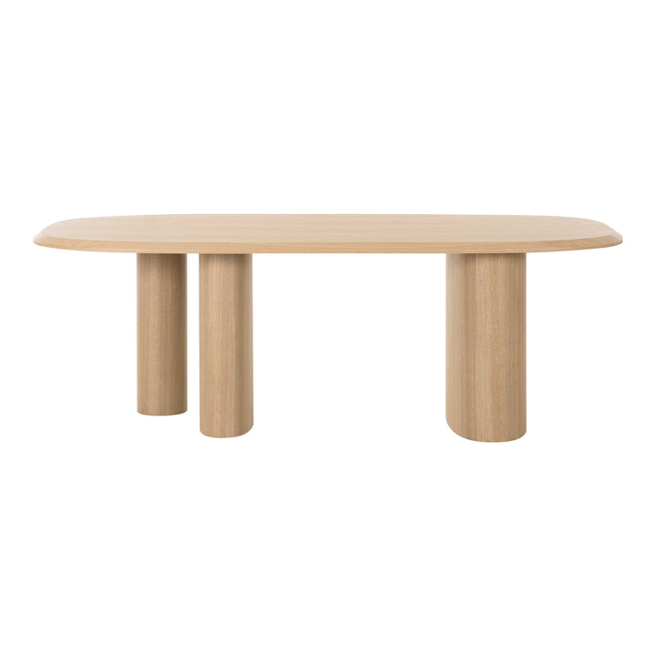 Summit - Modern 87" Natural Ash Dining Table