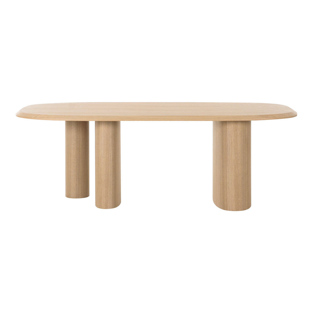 Summit - Modern 87" Natural Ash Dining Table