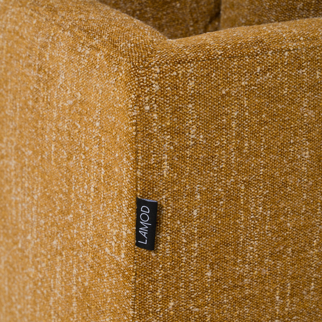 Kinsey - Modern Mustard Fabric Modular Sectional Sofa