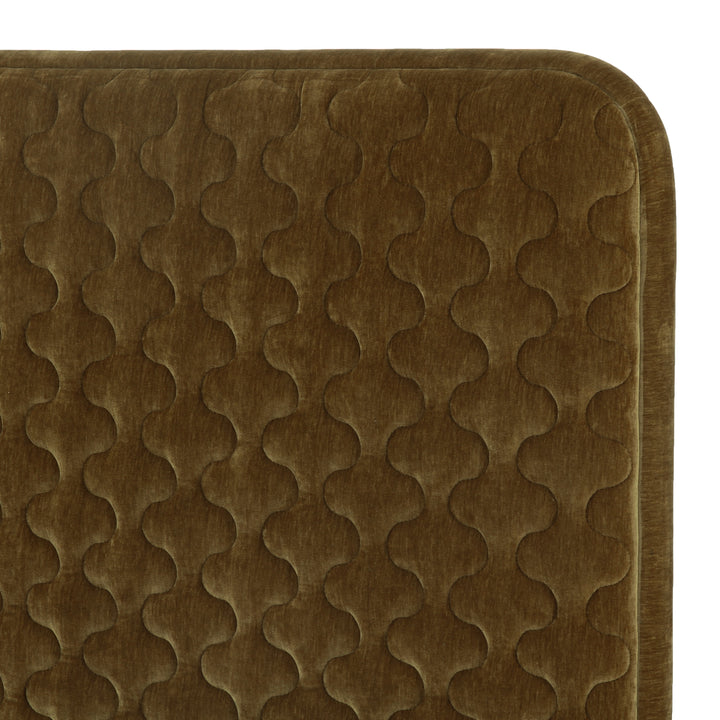 Trieste - Modern Brown Fabric Bed