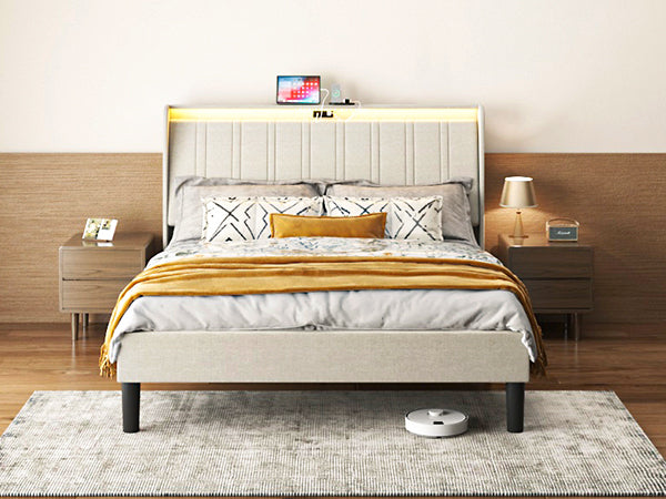 queen-size-platform-bed-frame-with-fabric-upholstered-headboard-and-wooden-slats-support