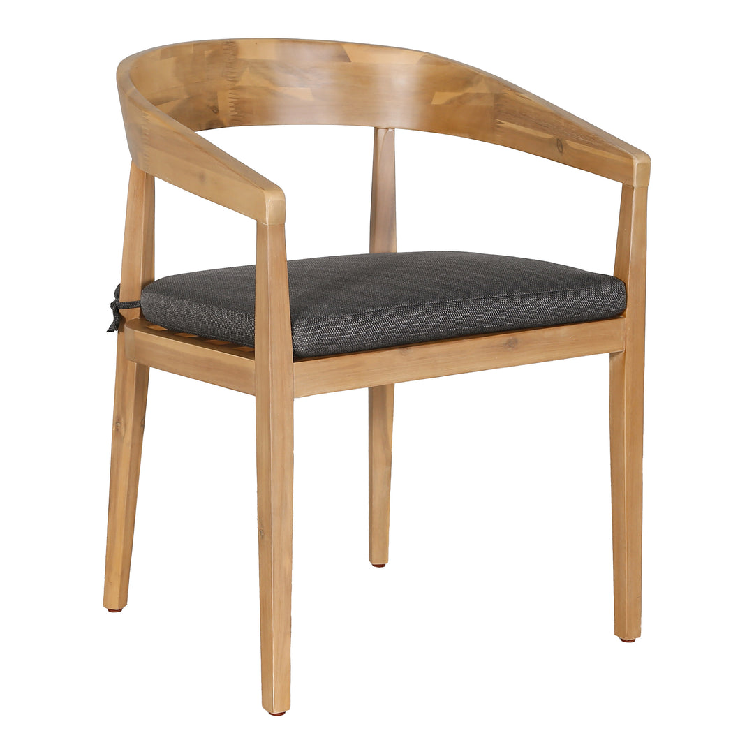 Sintra - Outdoor Grey + Eucalyptus Round Dining Table Set