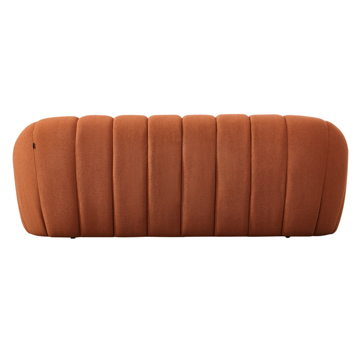 Yolonda - Modern Orange Fabric Bed