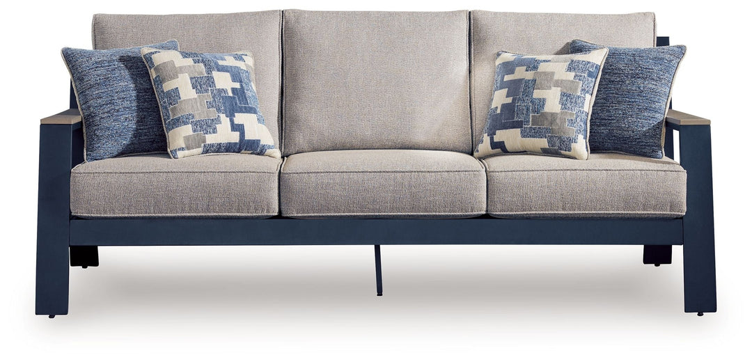 East Beach - Sofa With Cushion - Blue