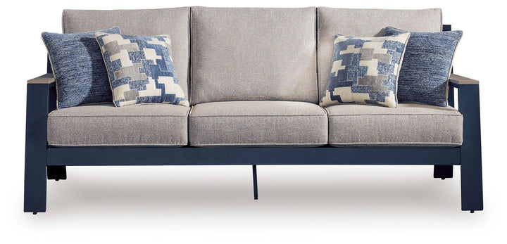 East Beach - Sofa With Cushion - Blue
