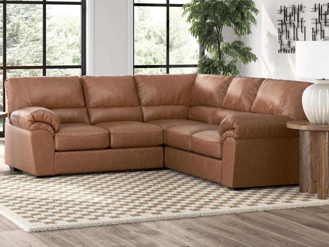 WillowBend - 2-Piece Sectional With LAF Loveseat - Caramel by Ashley Furniture product image