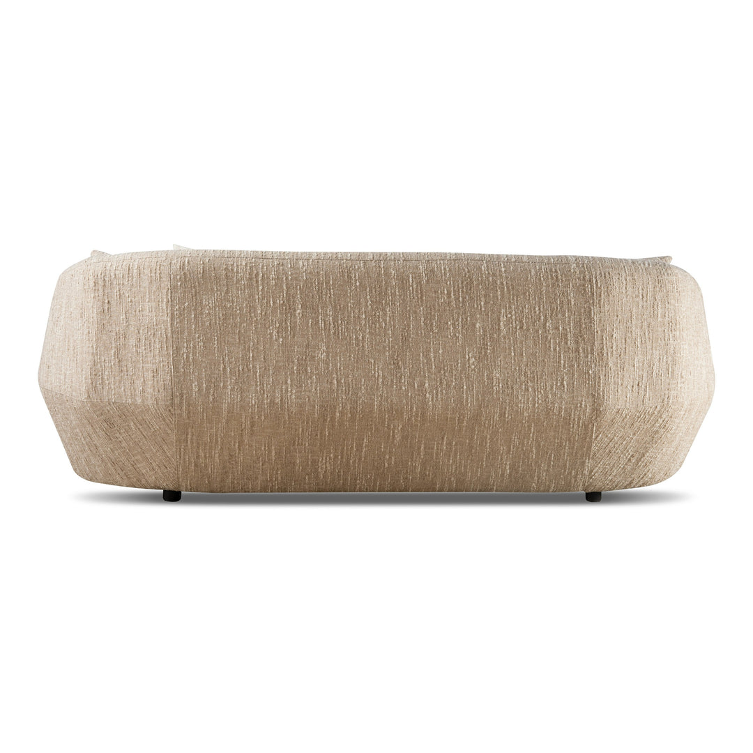 Belinda - Modern Beige Fabric 3-Seat Sofa
