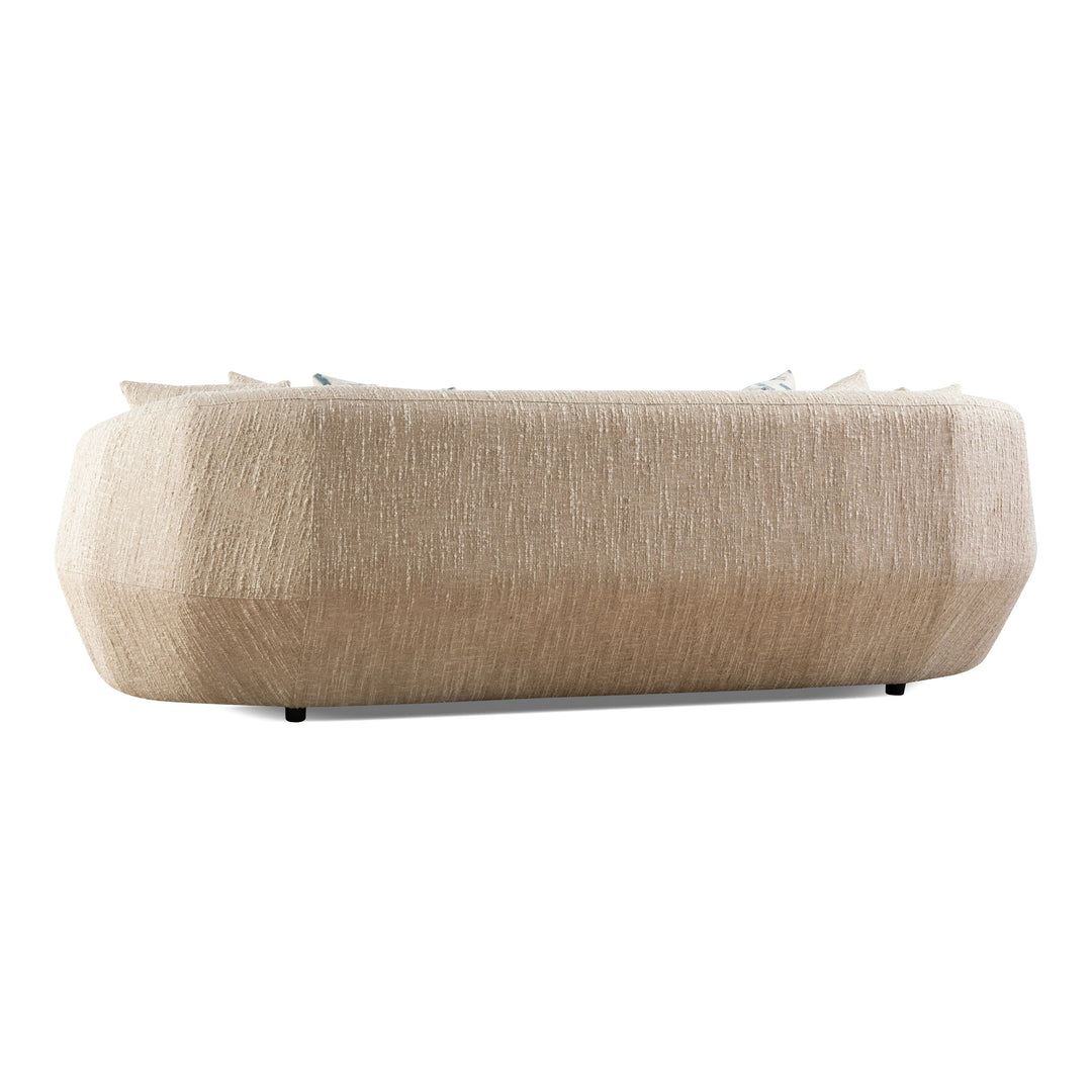 Belinda - Modern Beige Fabric 4-Seat Sofa