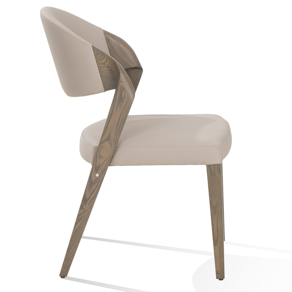 Arlo - Mid-Century Beige & Grey Ash Dining Chair (Set of 2)