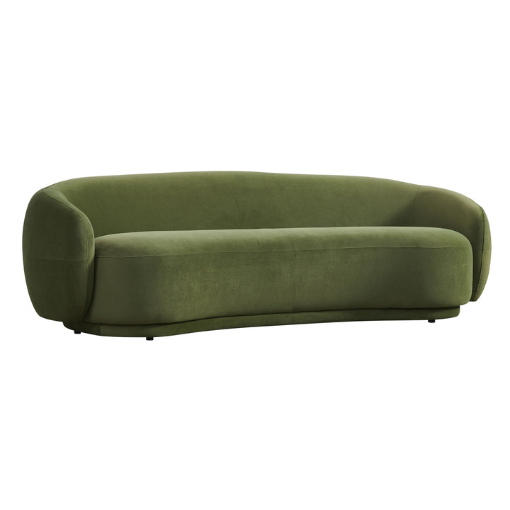 Andrew - Modern Green Fabric Sofa