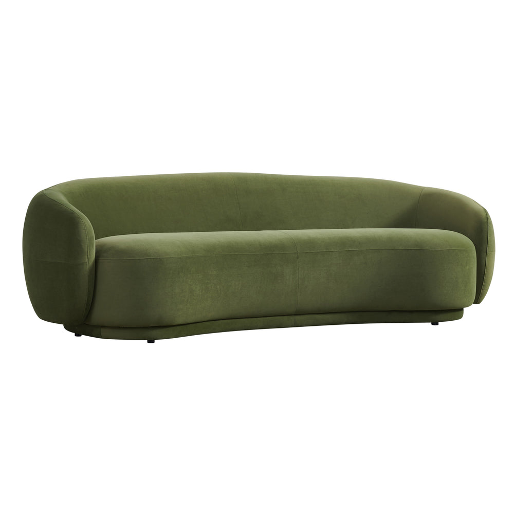 Andrew - Modern Green Fabric Sofa