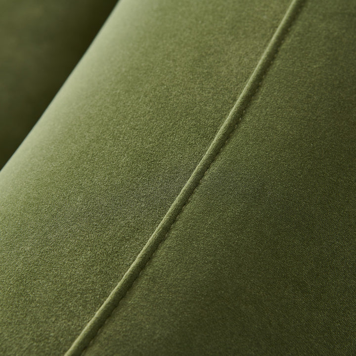 Andrew - Modern Green Fabric Swivel Accent Chair