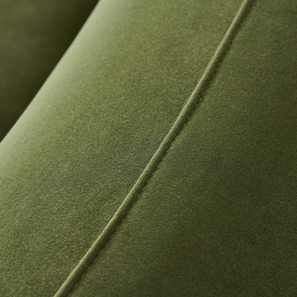 Andrew - Modern Green Fabric Swivel Accent Chair