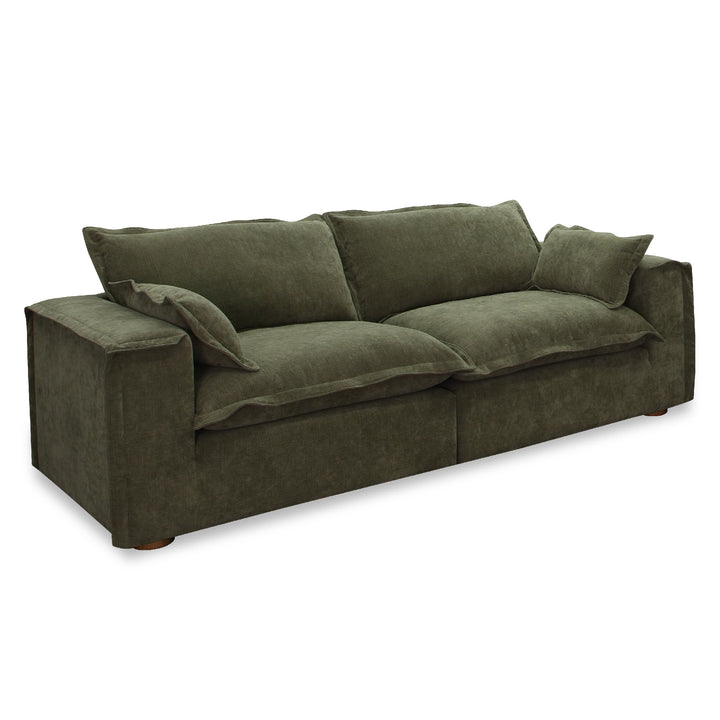 Durbin - Modern Green Fabric Sofa