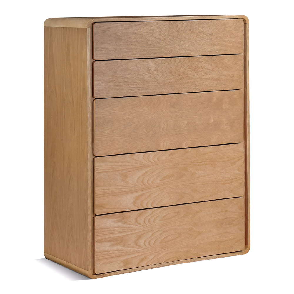Dustin - Modern Natural Oak Chest - View 2
