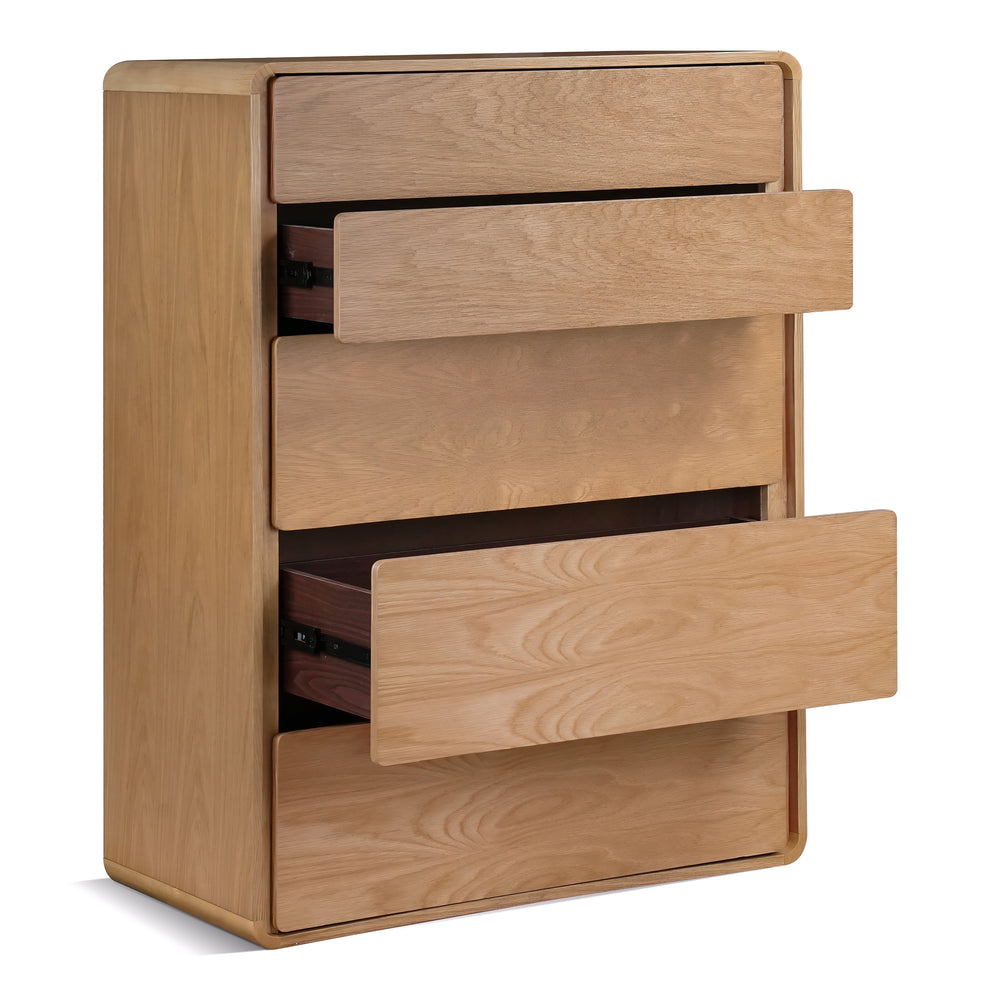 Dustin - Modern Natural Oak Chest - View 3