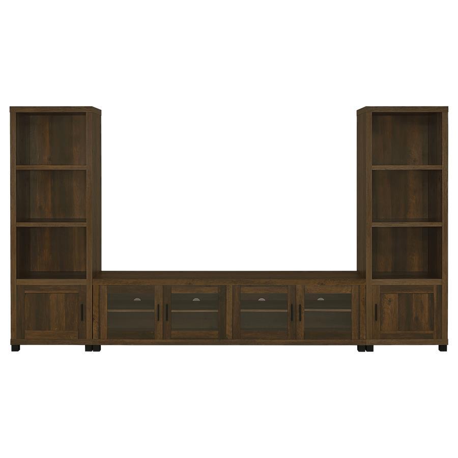Coaster Furniture Sachin - 3 Piece TV Entertainment Center - Dark Pine