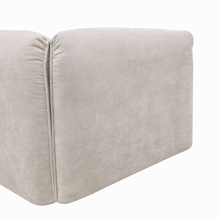 Gene - Modern Light Grey Fabric Modular Sectional Sofa