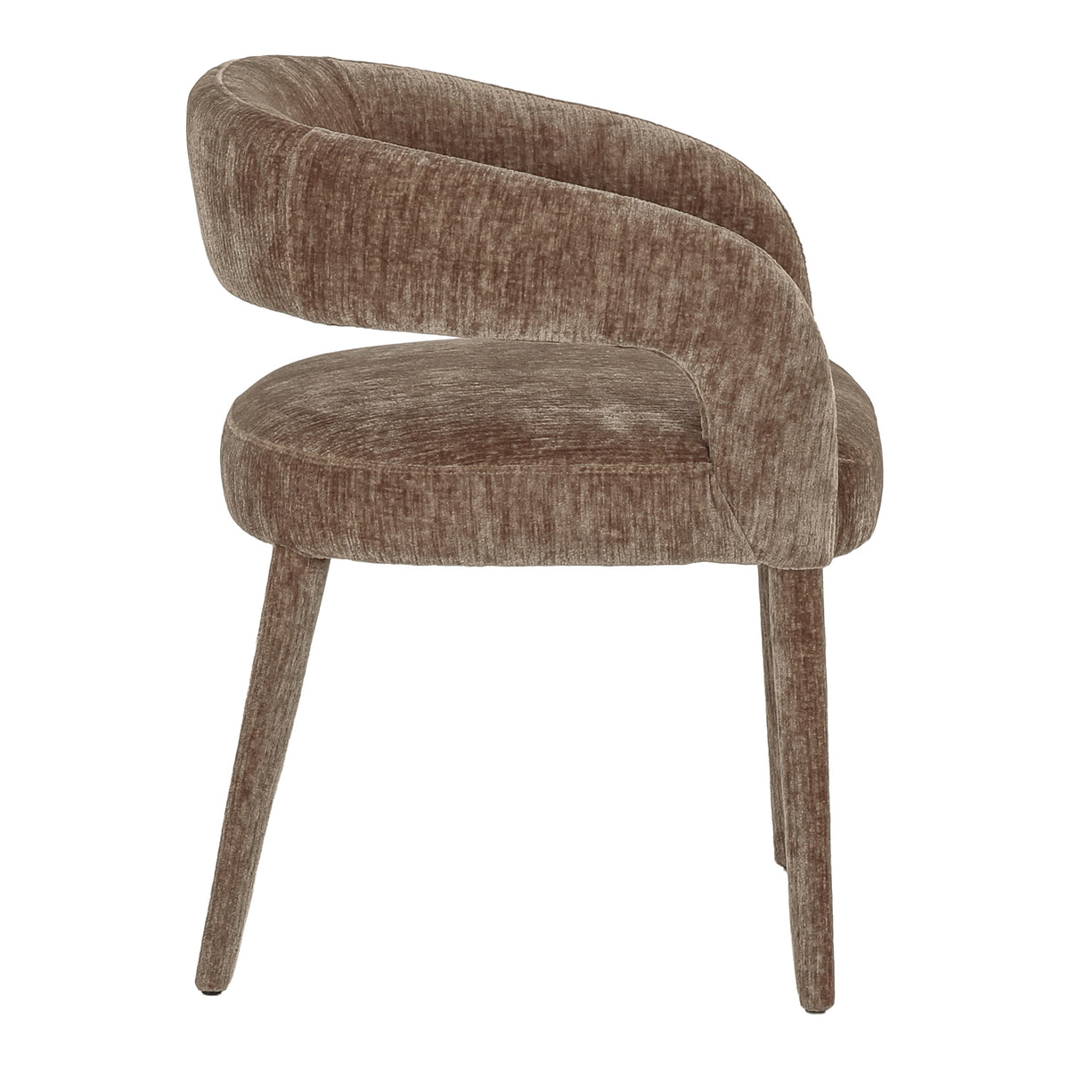 Parisa - Modern Brown Fabric Dining Chair (Set of 2)