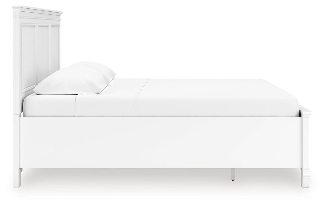 Fortman - King Panel Storage Bed - White by Ashley Furniture product image