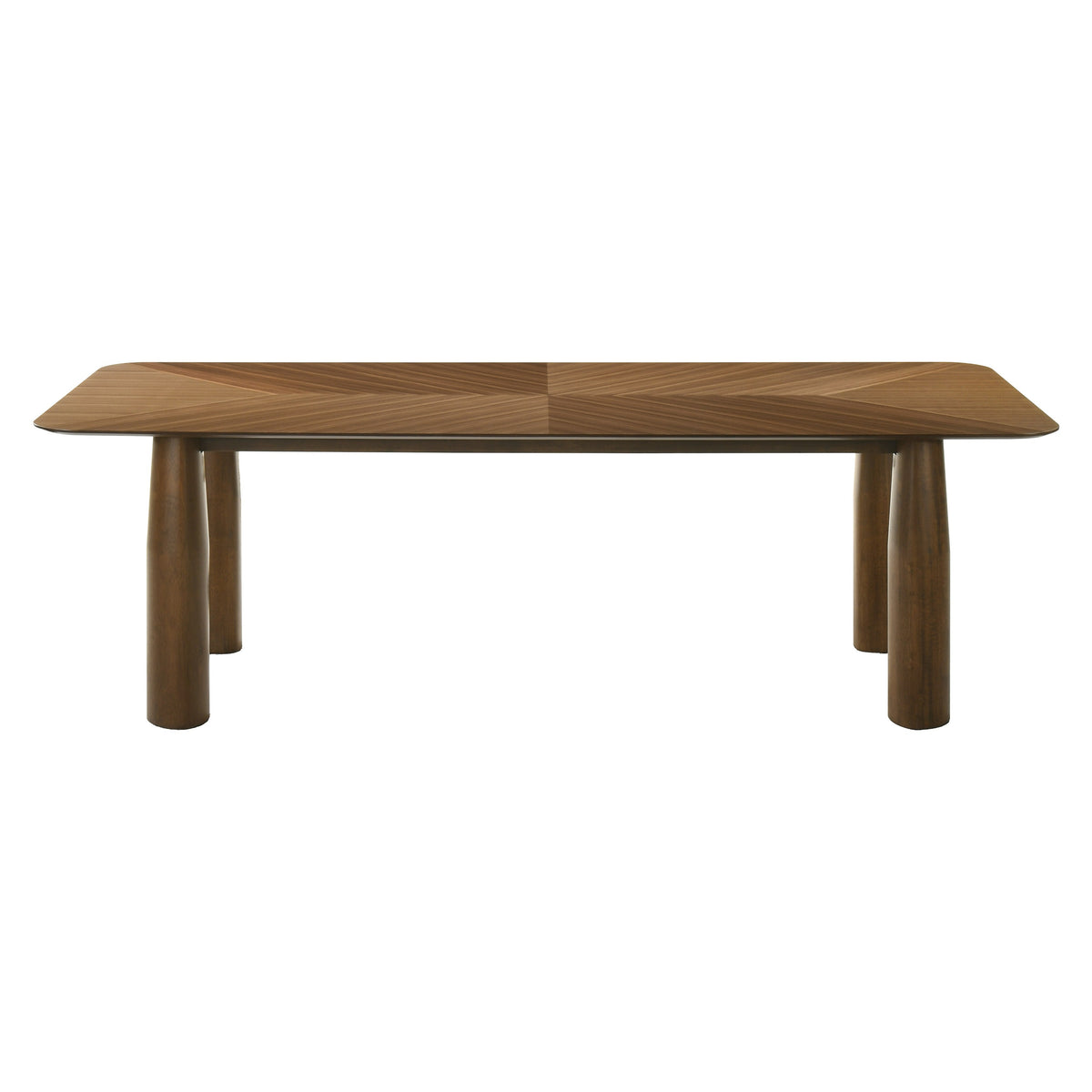 Sawyer - Modern Walnut Rectangular Dining Table
