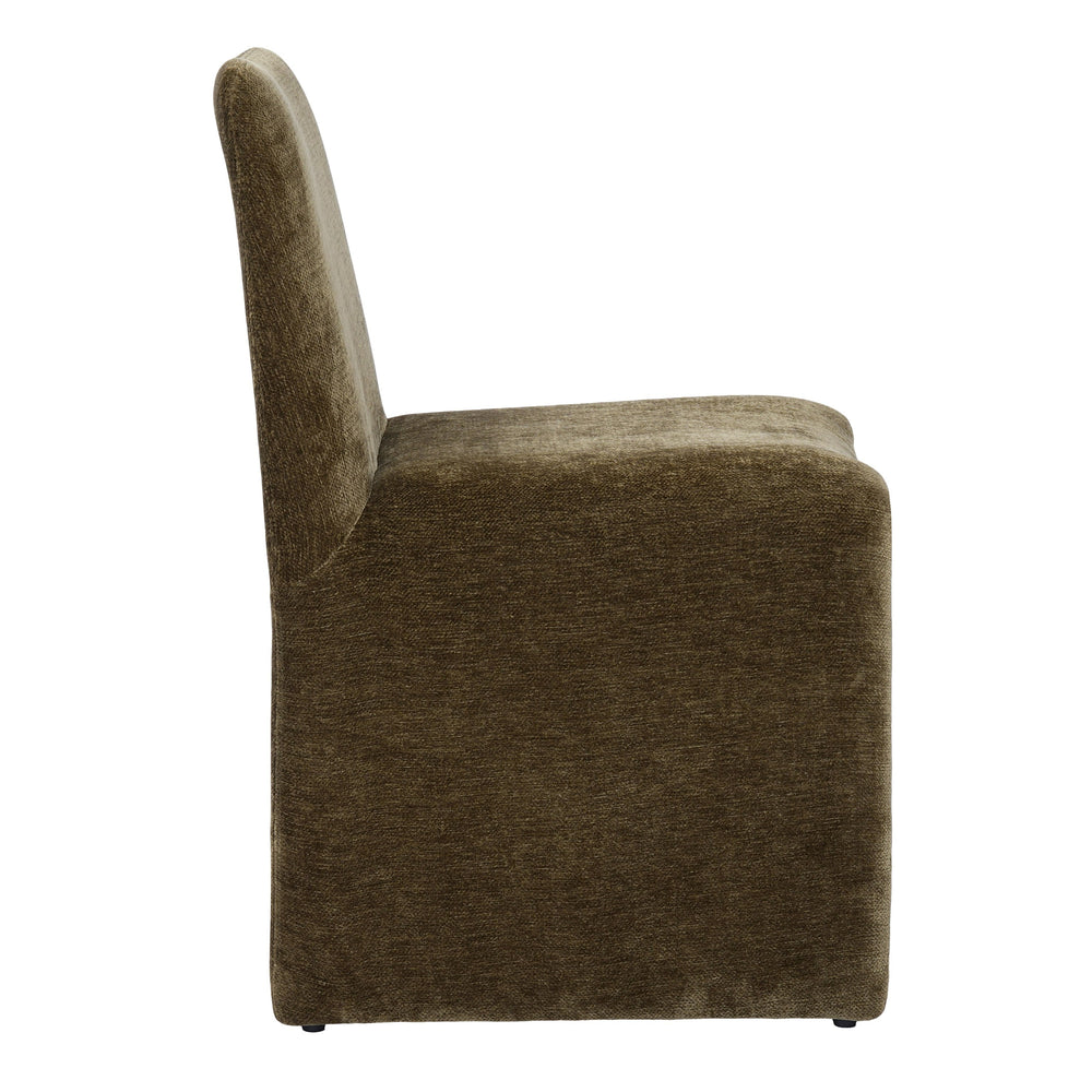 Pritchard - Modern Olive Green Fabric Dining Chair (Set of 2)