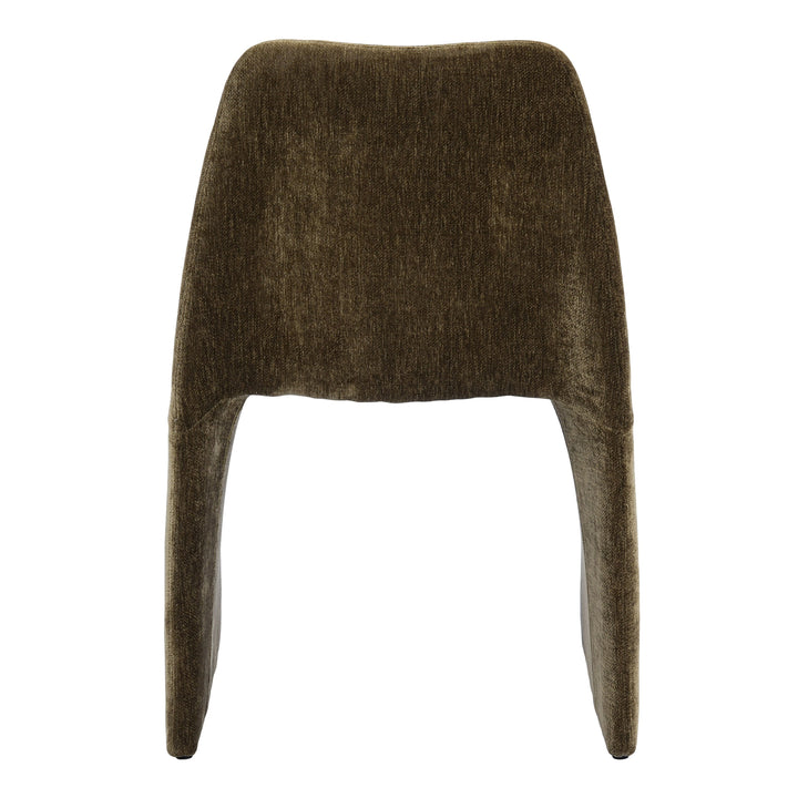 Pritchard - Modern Olive Green Fabric Dining Chair (Set of 2)