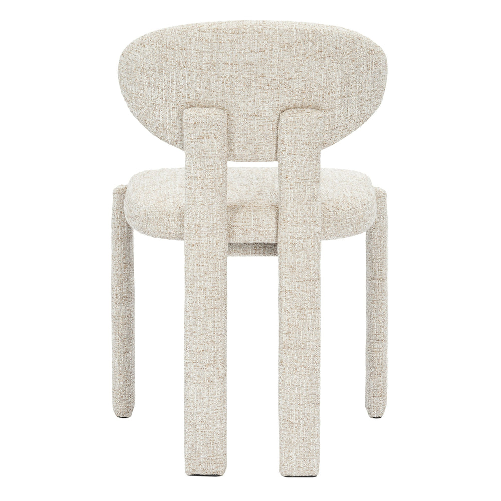 Riyad - Modern Beige Fabric Dining Chair (Set of 2)