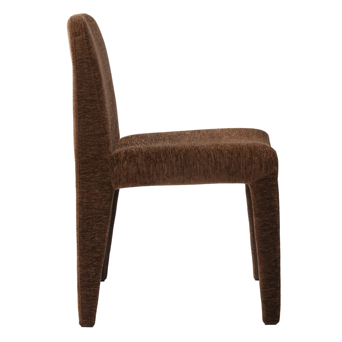 Rustin - Modern Reddish Brown Fabric Dining Chair (Set of 2)