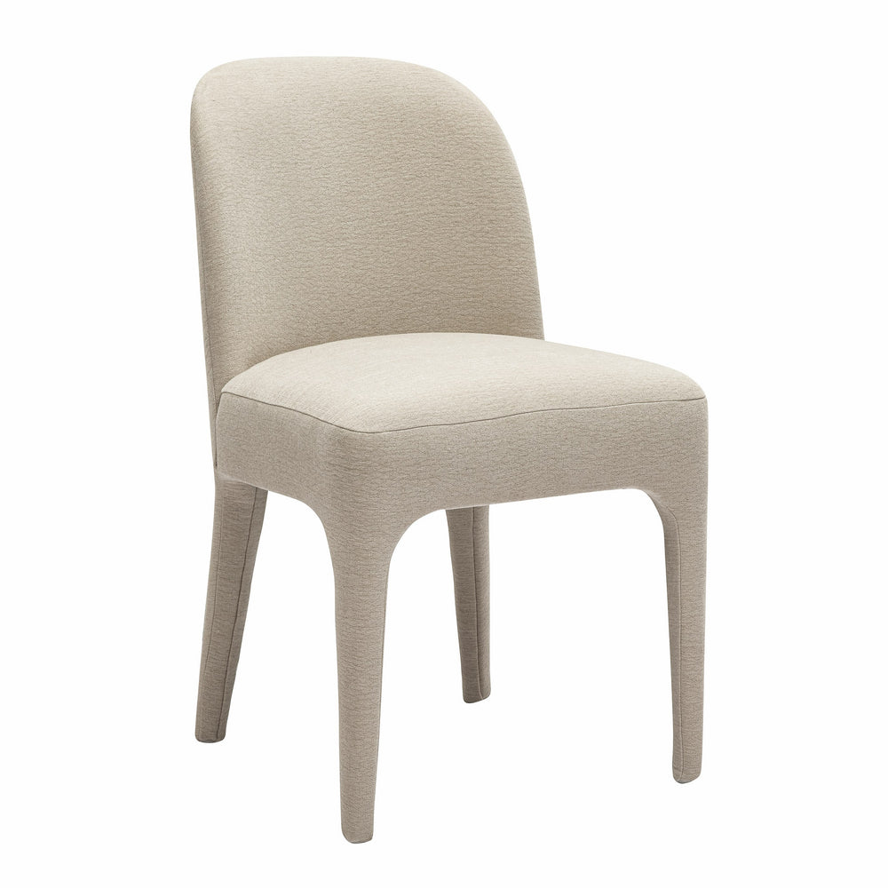 Nouveau Bannon - Modern Beige Fabric Dining Chair (Set of 2)