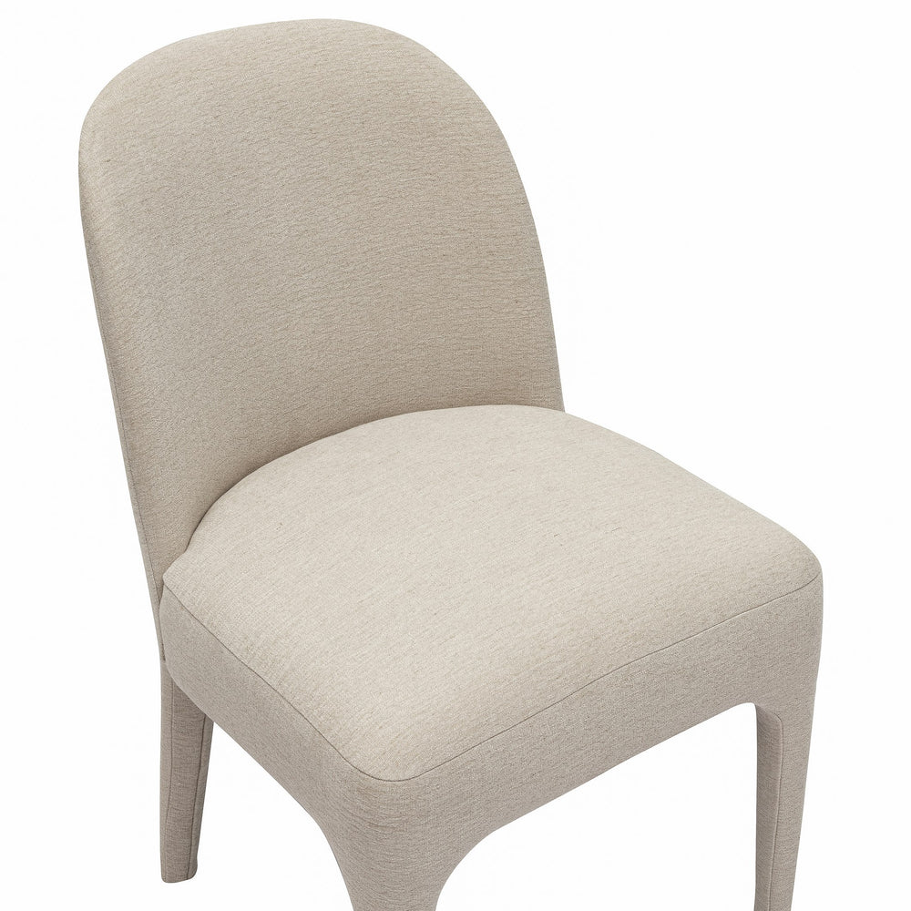 Nouveau Bannon - Modern Beige Fabric Dining Chair (Set of 2)