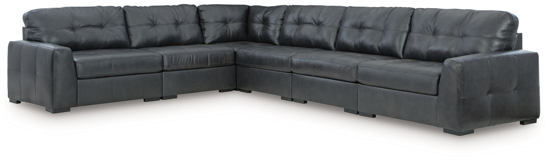 Brindley Pier - 6-Piece Sectional - Fog by Ashley Furniture product image