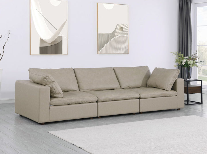 DivanItalia 1100 Modular Sofa – Top-Grain Italian Leather - Beige