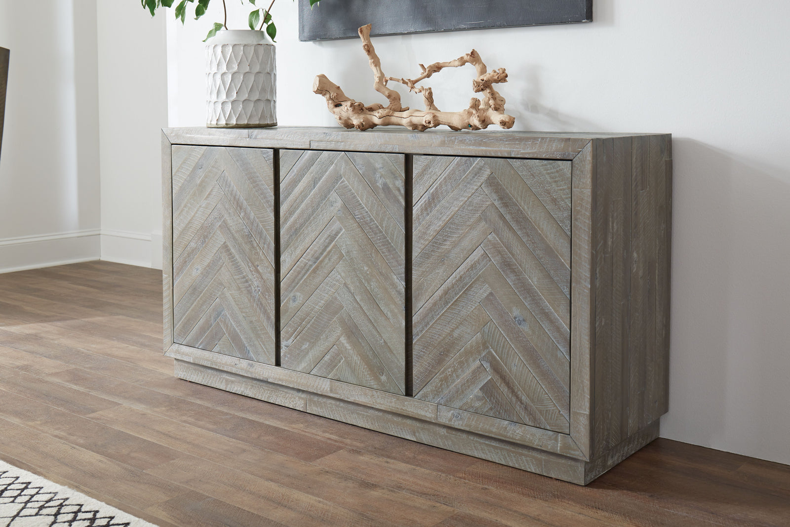 herringbone-solid-wood-three-door-sideboard