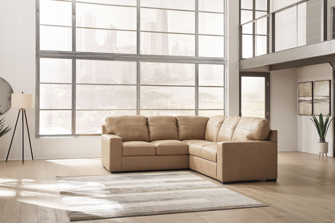 Bandon - 2-Piece Sectional With Raf Loveseat - Toffee by Ashley Furniture product image