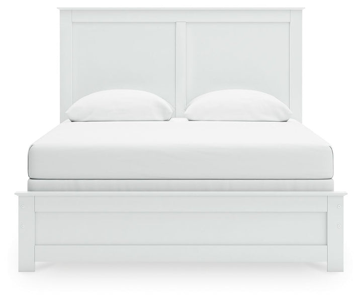Bostwick Shoals - Queen Panel Bed With Framed Footboard - White by Ashley Furniture product image