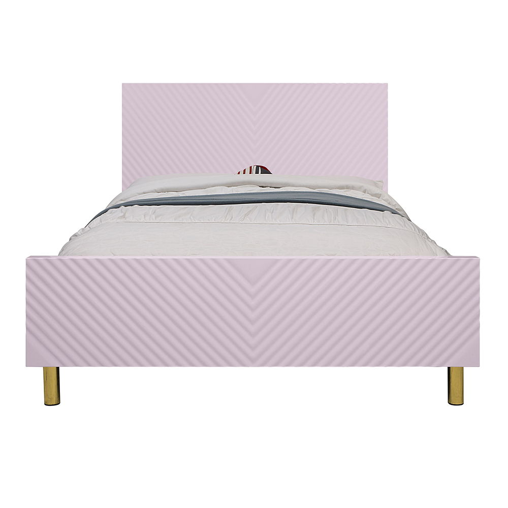 Gaines - Full Bed - Pink High Gloss