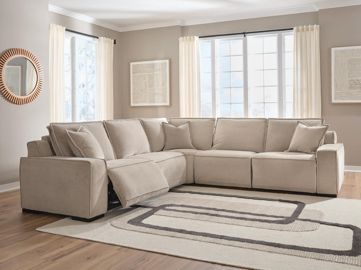 Carceri 5-Piece Power Sectional Reclining Sofa - Cashmere (2)