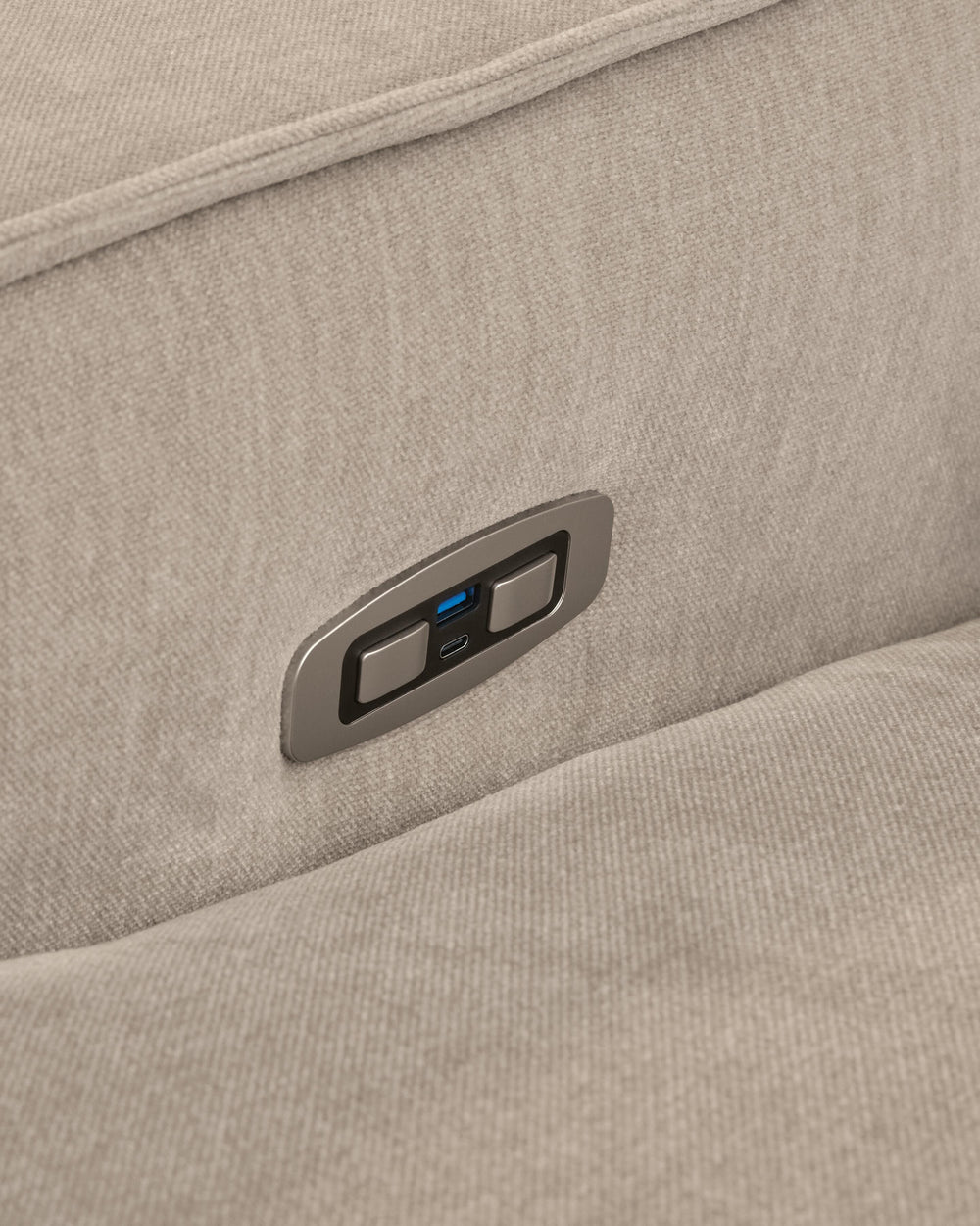 Carceri 5-Piece Power Sectional Reclining Sofa - Cashmere (4)