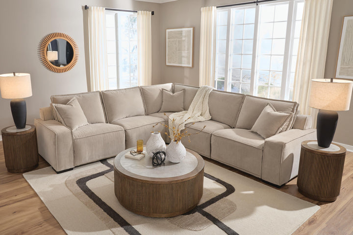 Carceri 5-Piece Power Sectional Reclining Sofa - Cashmere (6)
