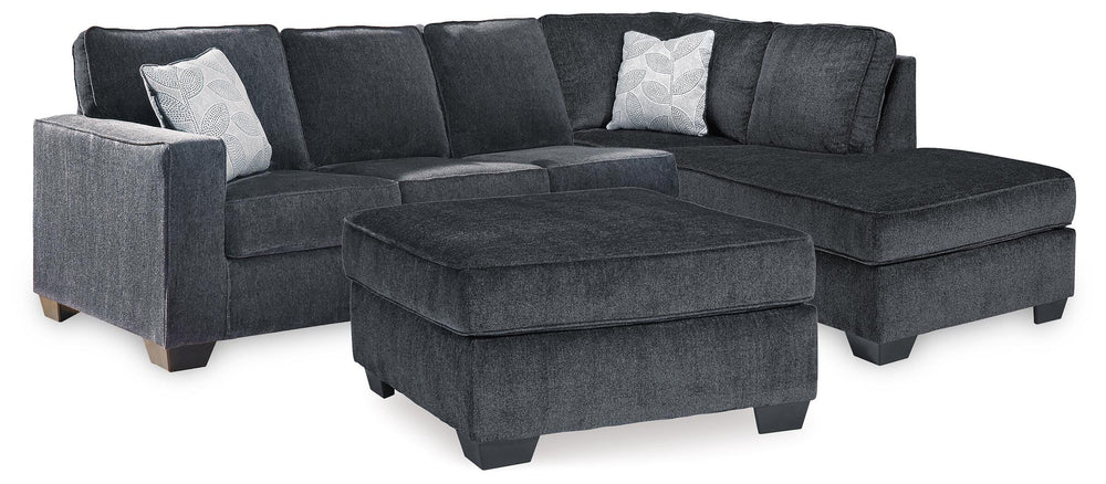 Altari 2-Piece Sleeper Sectional and Ottoman (1)