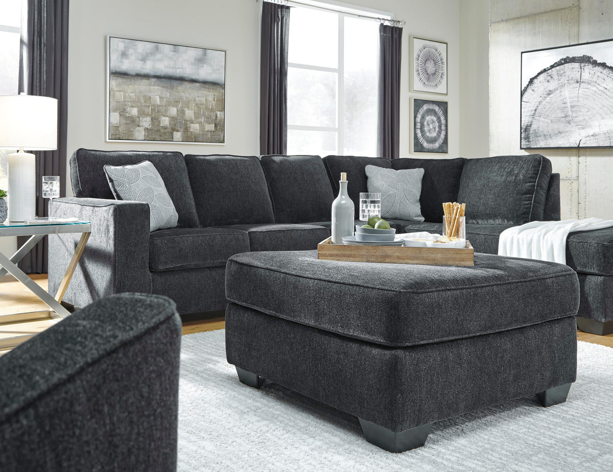 Altari Oversized Accent Ottoman - Dark Gray (5)