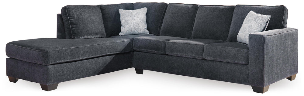 Altari 2-Piece Sleeper Sectional with Chaise - Slate (1)